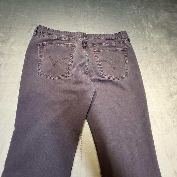 Vintage Levis 518 Jeans Womens 13M Purple Superlow Boot Cut Low Rise Denim Y2K - Picture 11 of 14